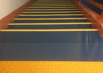 Revêtement de sol sur escalier